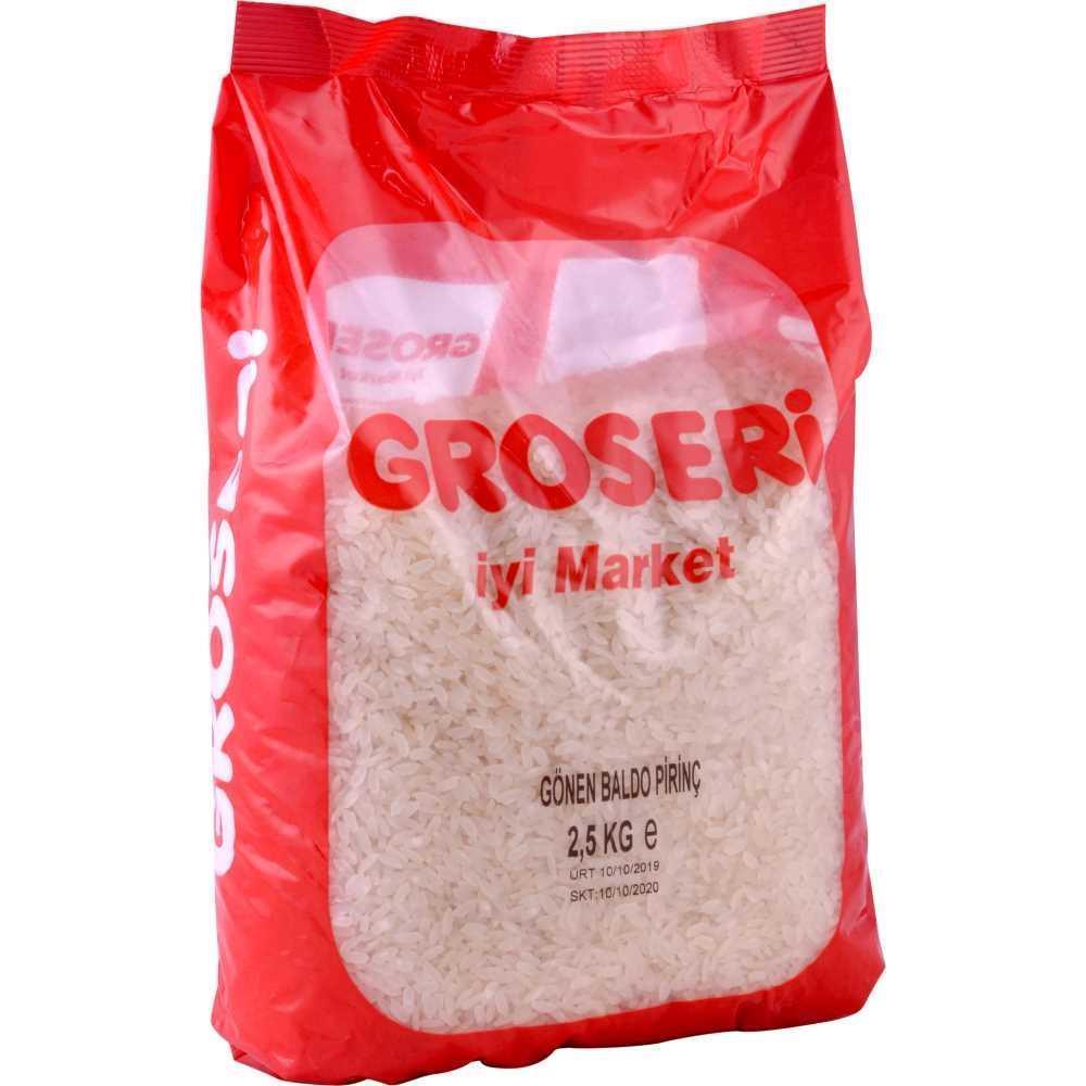 Groseri Gönen Baldo Pirinç 2,5 Kg.