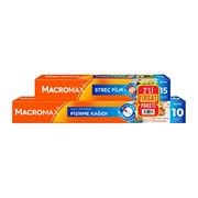 Macromax 2 Li Fırsat Paketi Streç Film 15  Metre -Pişirme Kağıdı 10'Lu