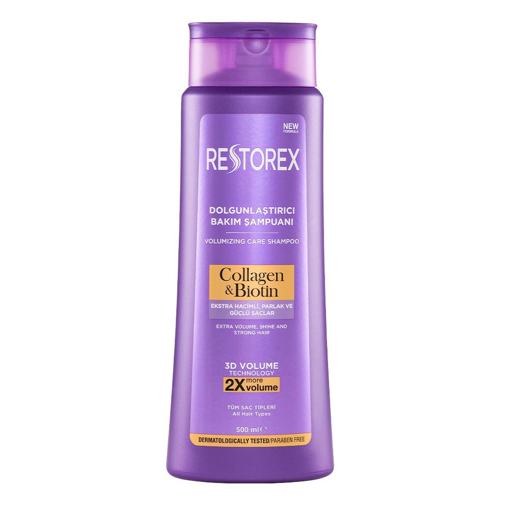Restorex Collagen Biotin Dolgunlaştırıcı Bakım Şampuan 500ml