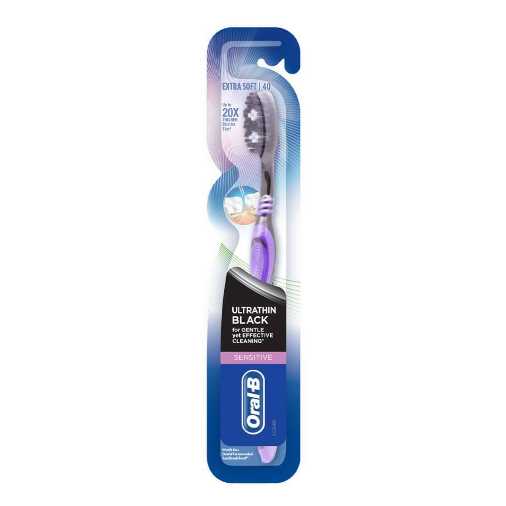 Oral-B Ultra Thin Sensitive Siyah Diş Fırçası