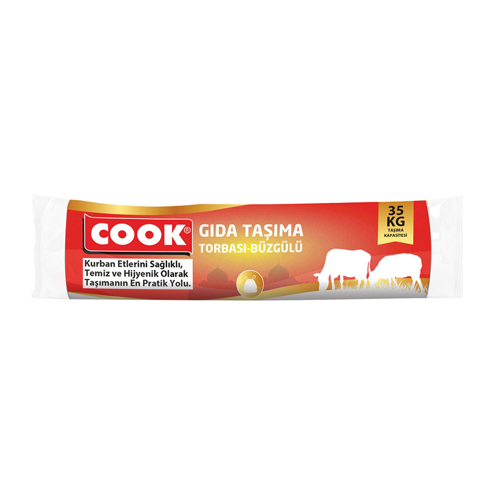 Cook Gıda Taşıma Torbası Büzgülü 5 Li 65*75 Cm 35 Kg