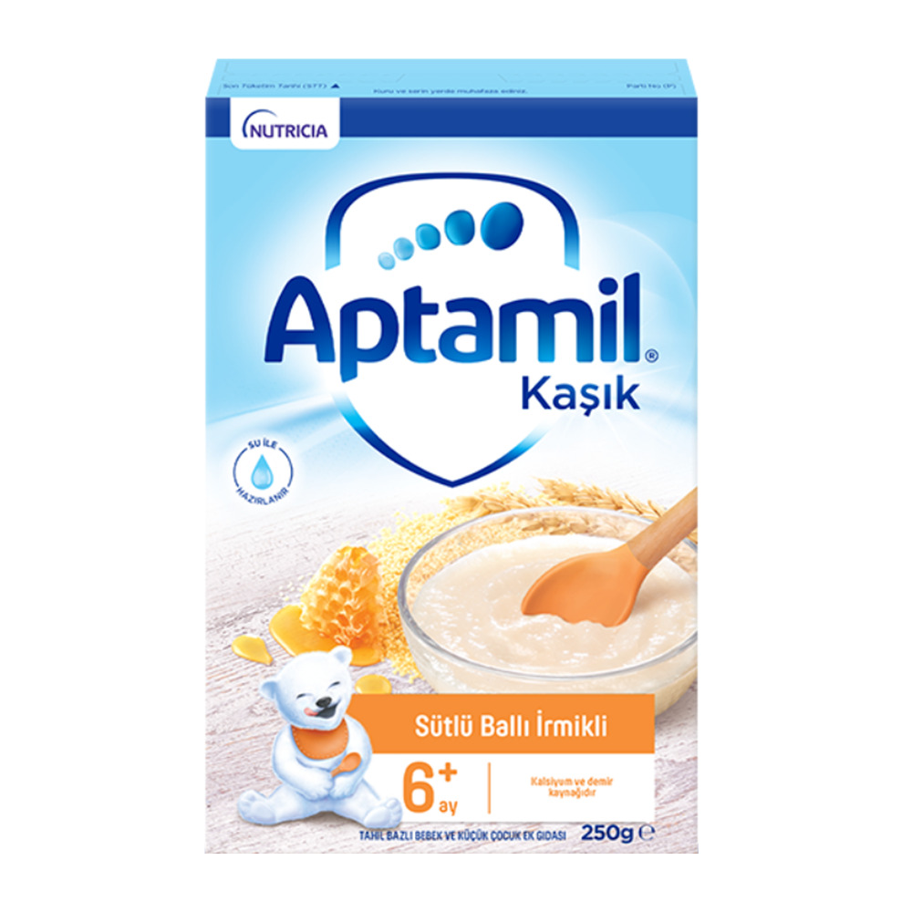 Milupa Aptamil 7 Ballı İrmikli Kaşık Maması 250 Gr.