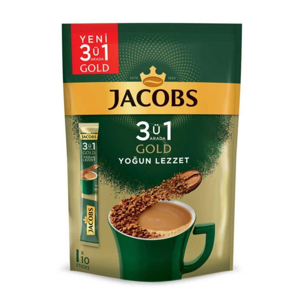 Jacobs 3/1 Gold Yoğun Lezzet 10 Lu 180 Gr