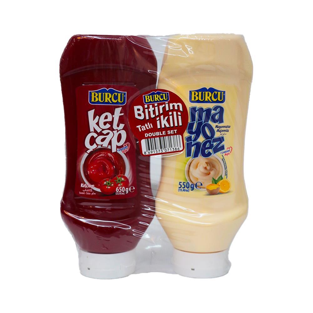 Burcu Ketcap 650GR+Mayonez 550Gr