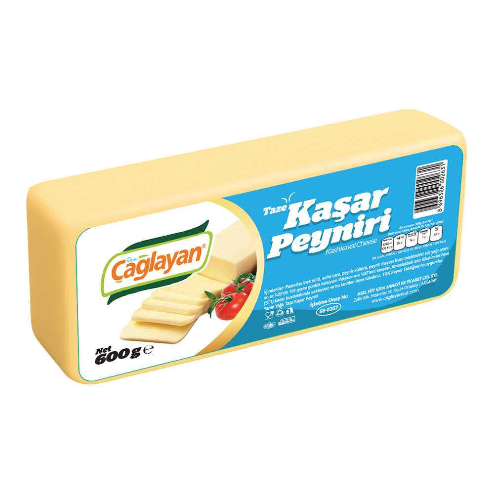 Çağlayan Kaşar Peynir 600 Gr