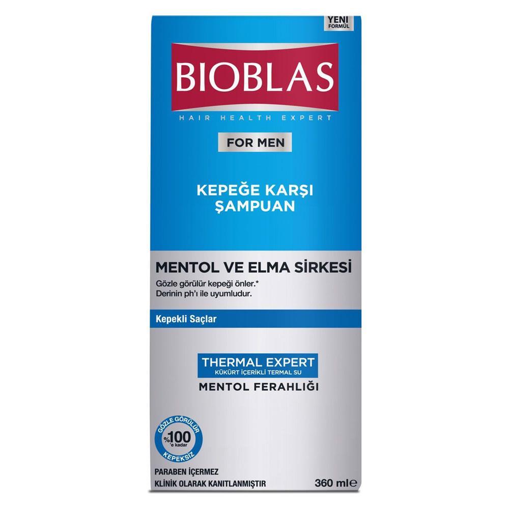 Bioblas For Men Kepeğe Karşı Şampuan Mentol Ve Elma Sirkesi 360 Ml 