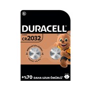 Duracell Düğme Pil 3 Volt 2’li 2032.