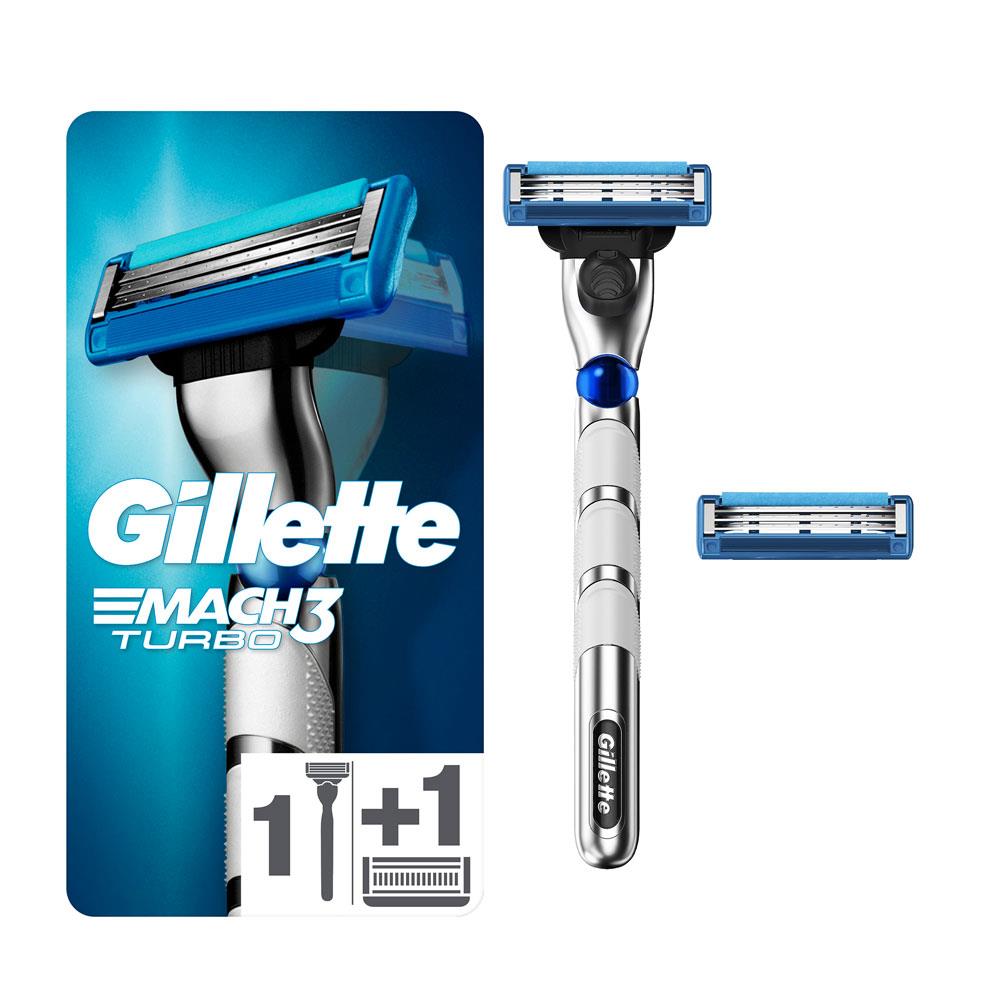 Gillette Mach3 Turbo Tıraş Makinesi + 2 Yedek