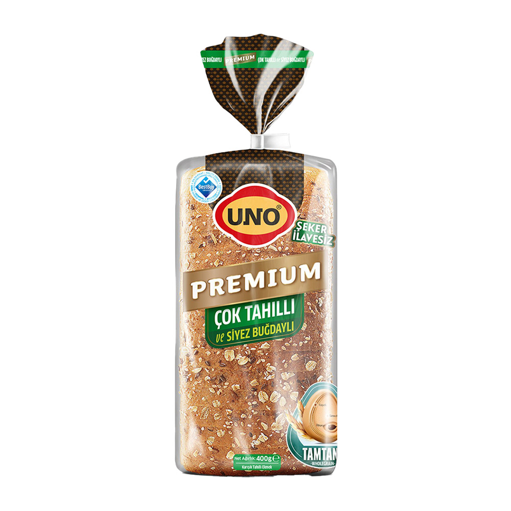 Uno Premium Çok Tahıllı &Siyez Buğdaylı 400Gr