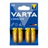 Varta Longlife AA Alkaline Kalın Kalem Pil 4'Lü
