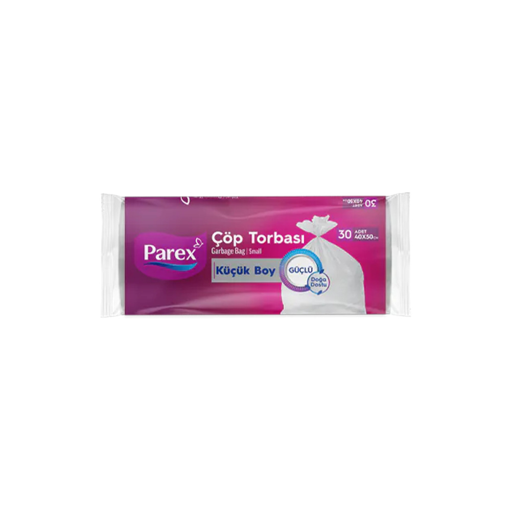 Parex Çöp Poşeti Küçük Boy 30'Lu 40*50 CM 