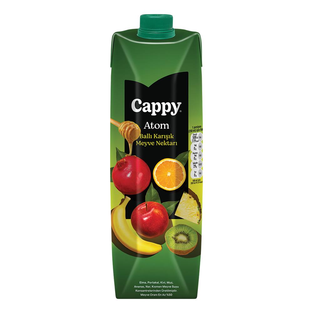 Cappy Tetra Atom Ballı Karışık Meyve Nektarı 1 Lt 
