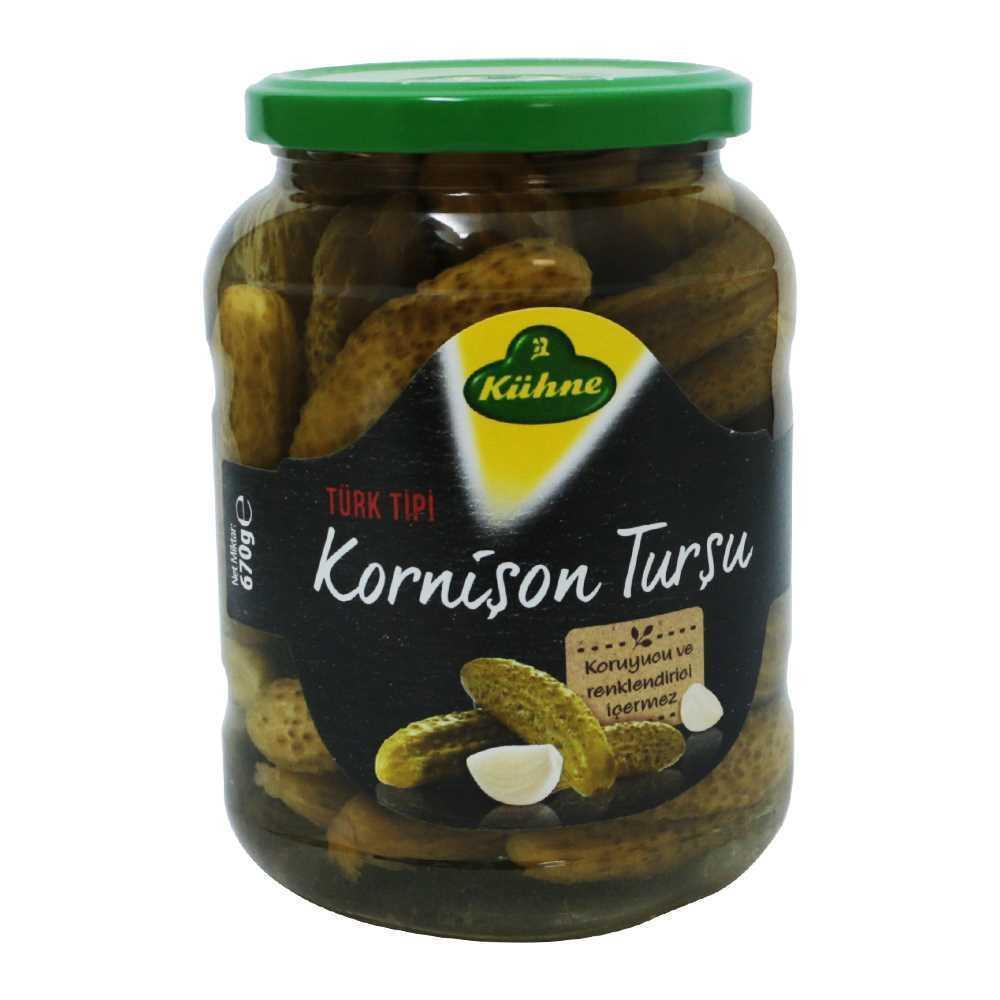 Kühne Kornişon Turşusu 670Gr Türk Tipi