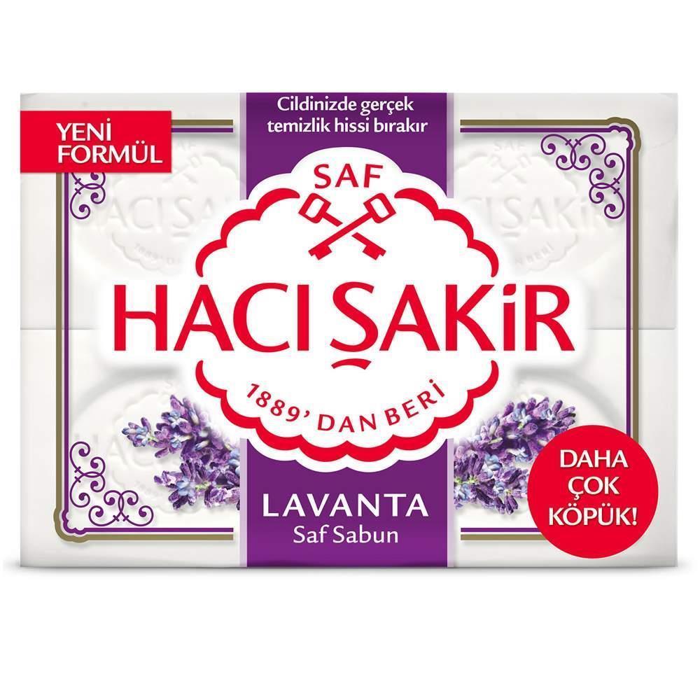 Hacı Şakir Lavanta Saf Kalıp Sabun 4x150 gr