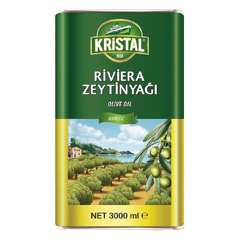 Kristal Riviera Zeytin Yağı 3 Lt