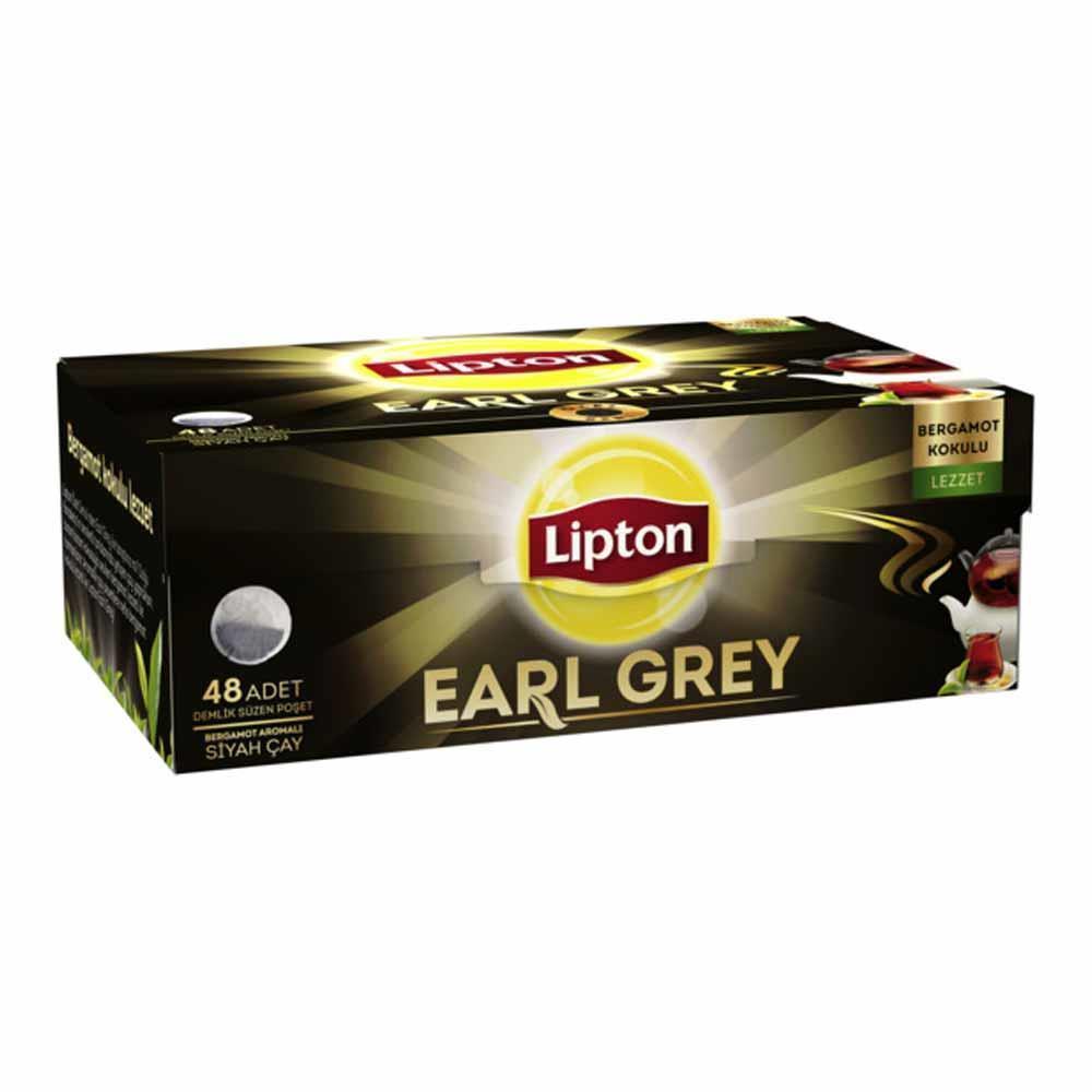 Lipton Early Grey Yuvarlak Demlik Poşet Siyah Çay 153 Gr.