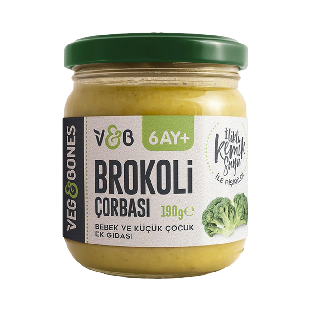 Veg& Bones Brokoli Çorbası 190Gr Kavanoz