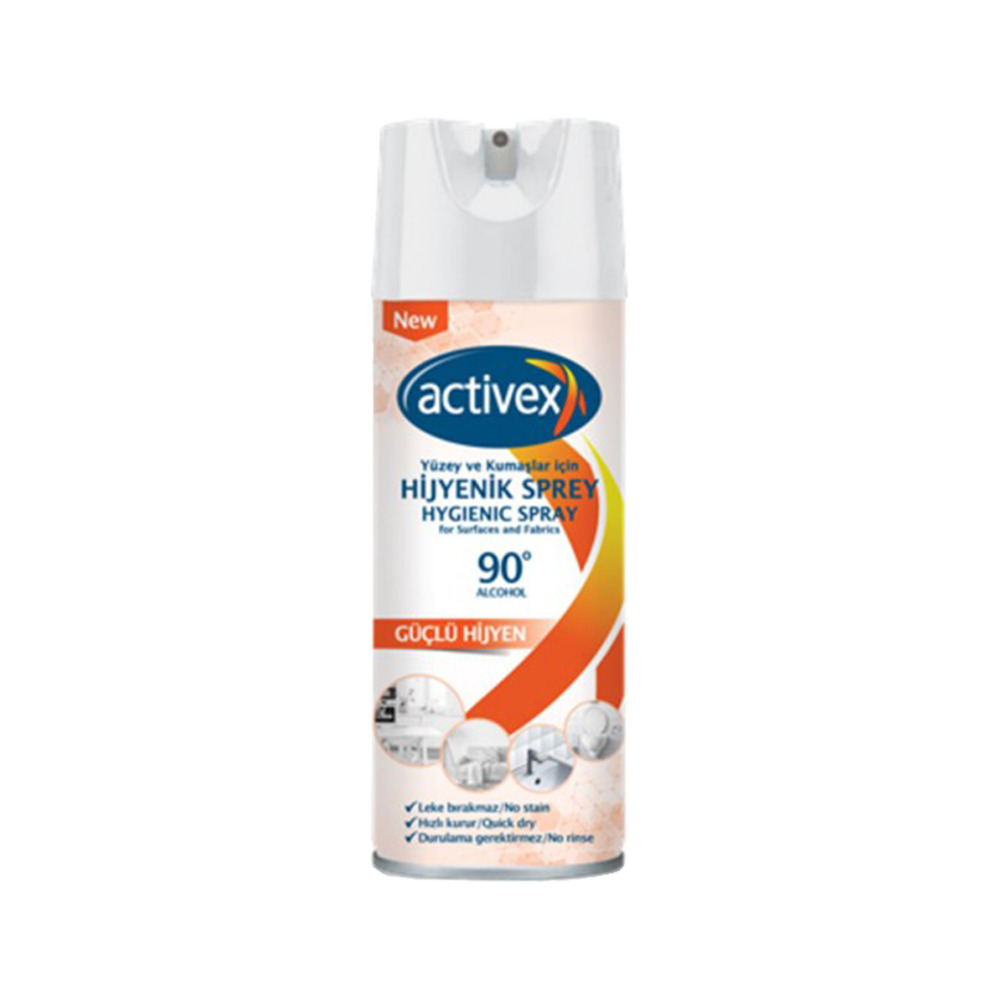 Activex Hijyenik Sprey 400Ml 90 Derece Alkol