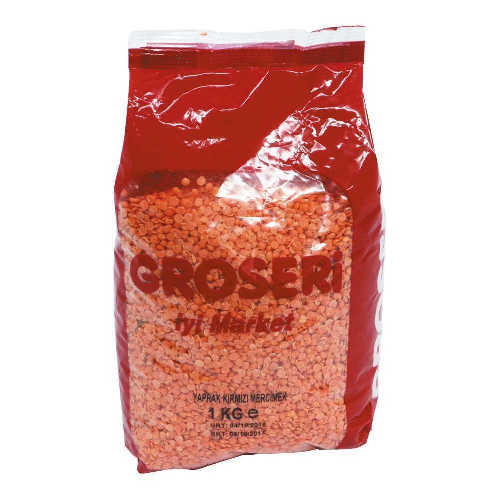 Groseri Kırmızı Mercimek 1 Kg