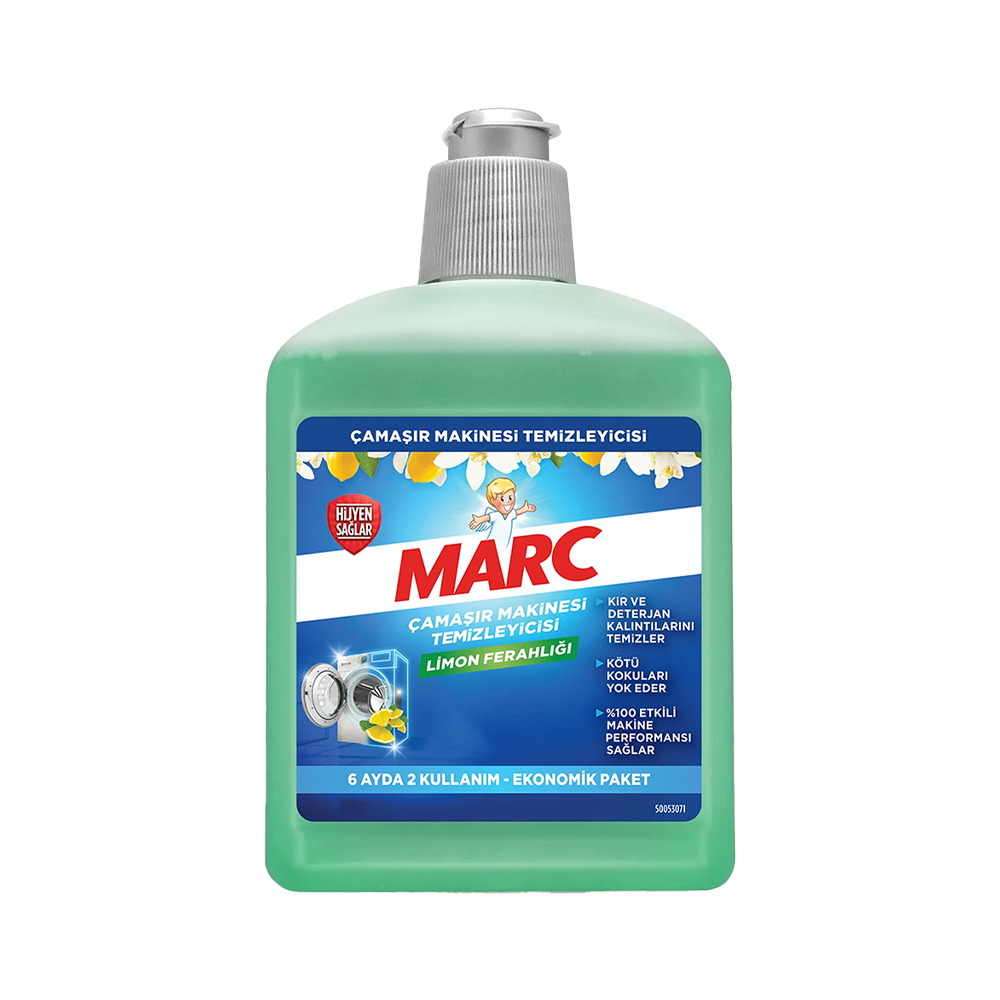 Marc Çamaşır Makine Temizleyici Limon Ferahlığı 500 Ml