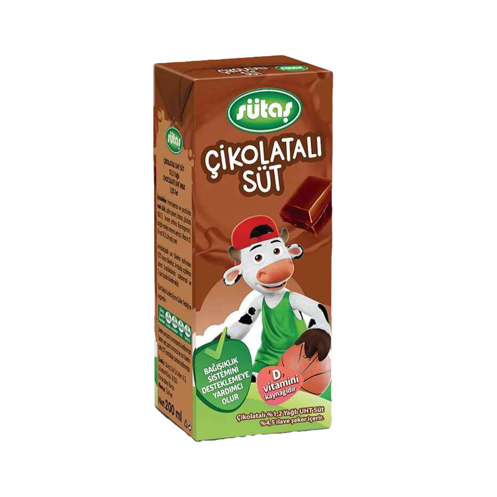 Sütaş Çikolatalı Süt 200 Ml.