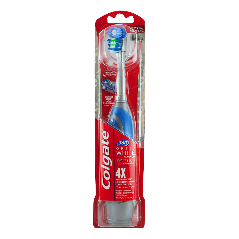 Colgate 360 Pilli Optik Beyaz Platinum Beyazlatıcı Yumuşak Diş Fırçası