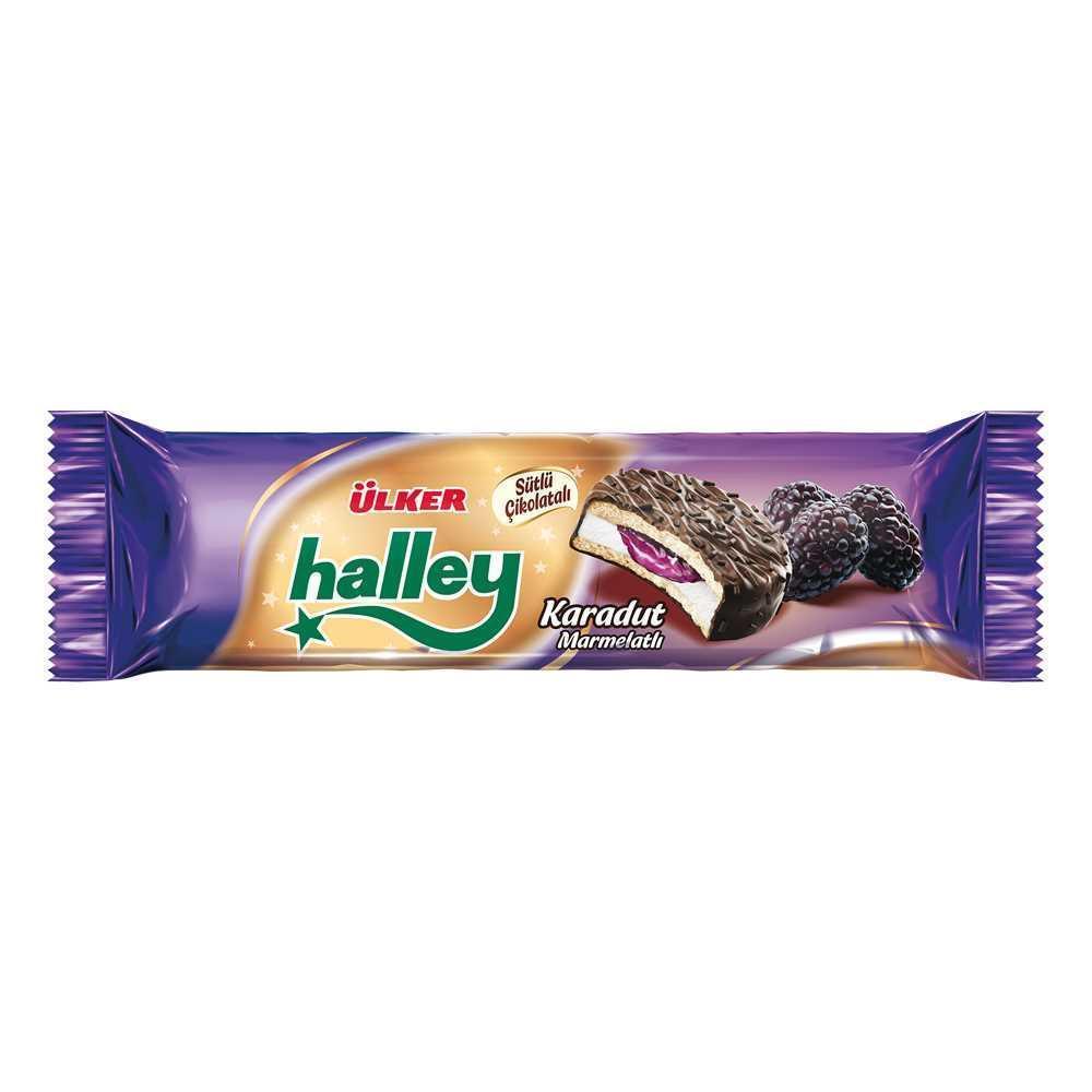 Ülker Halley Karadutlu Sandviç Bisküvi 74Gr
