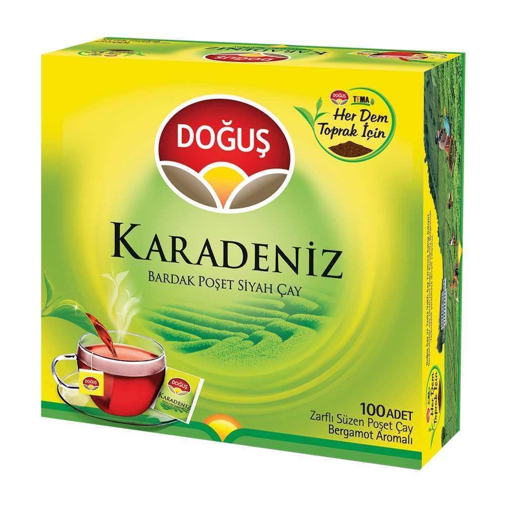 Doğuş Karadeniz Bardak Poşet Siyah Çay 100’lü