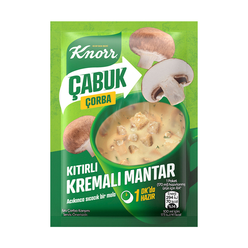 Knorr Çabuk Çorba Kremalı Mantar 19 Gr.