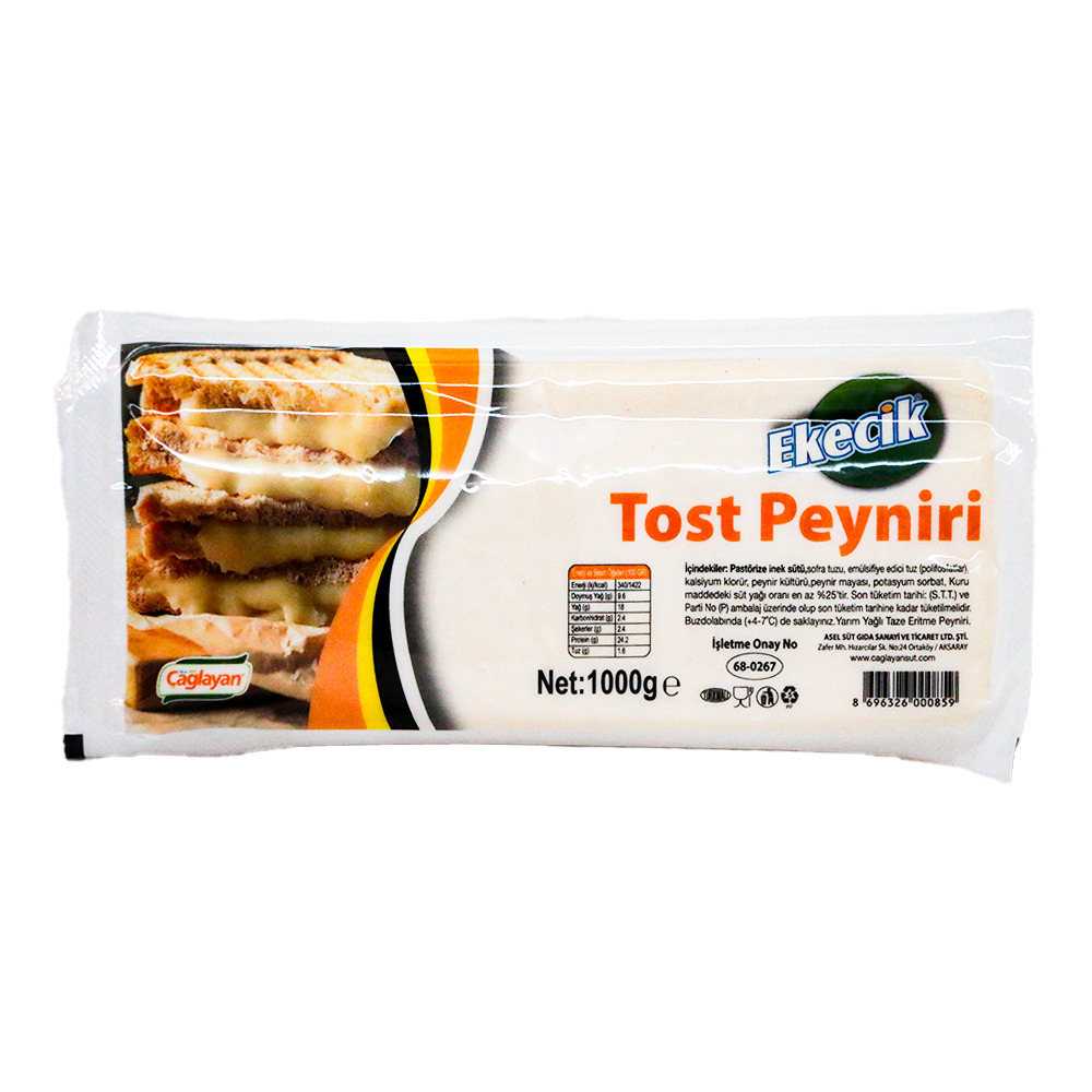 Ekecik Tost Peyniri 1000 Gr