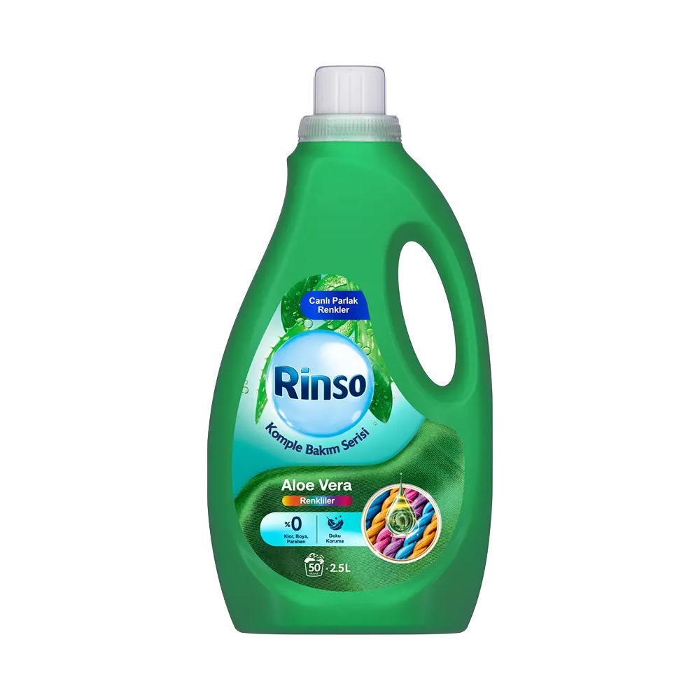 Rinso Sıvı Deterjan Aloe Vera Renkliler 2500 Ml
