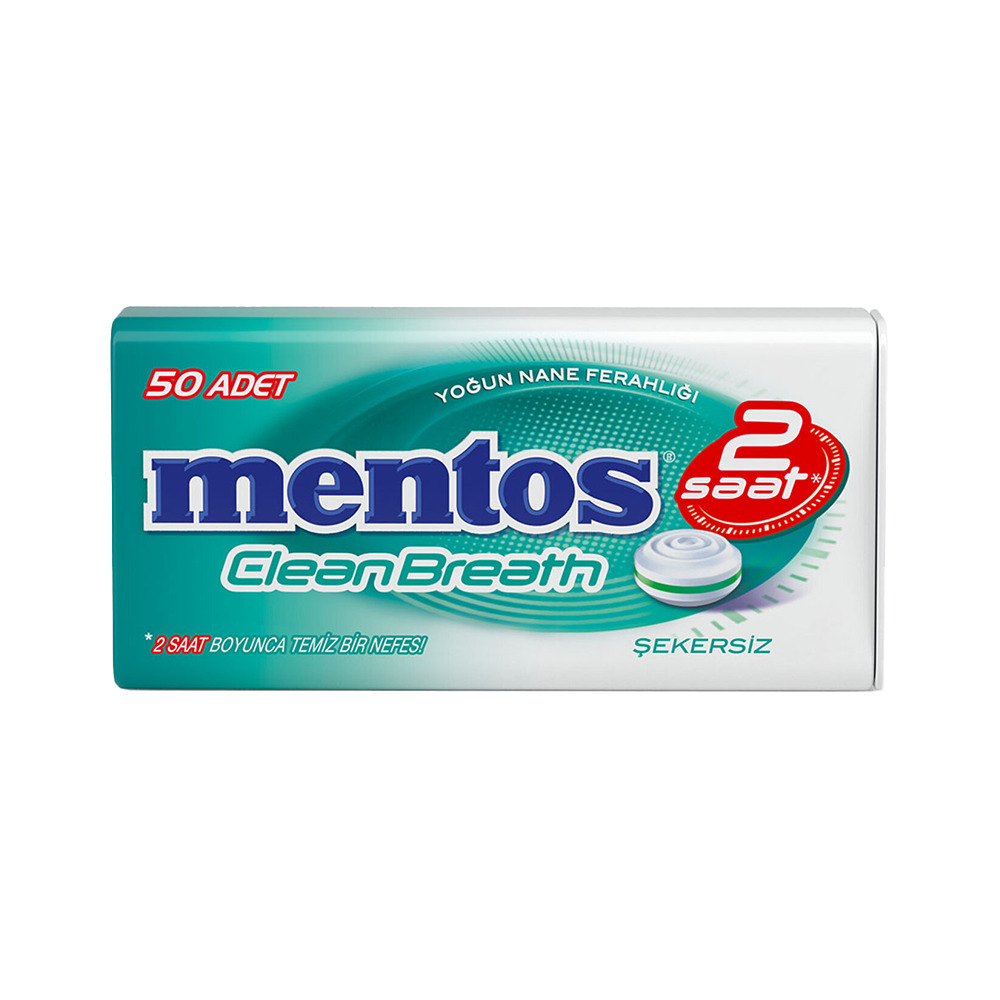 Mentos Clean Breath Şekerleme 35Gr Yoğun Nane