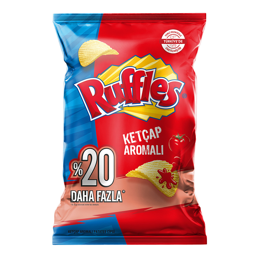 Ruffles Patates Cipsi 160Gr Ketçap Aromalı