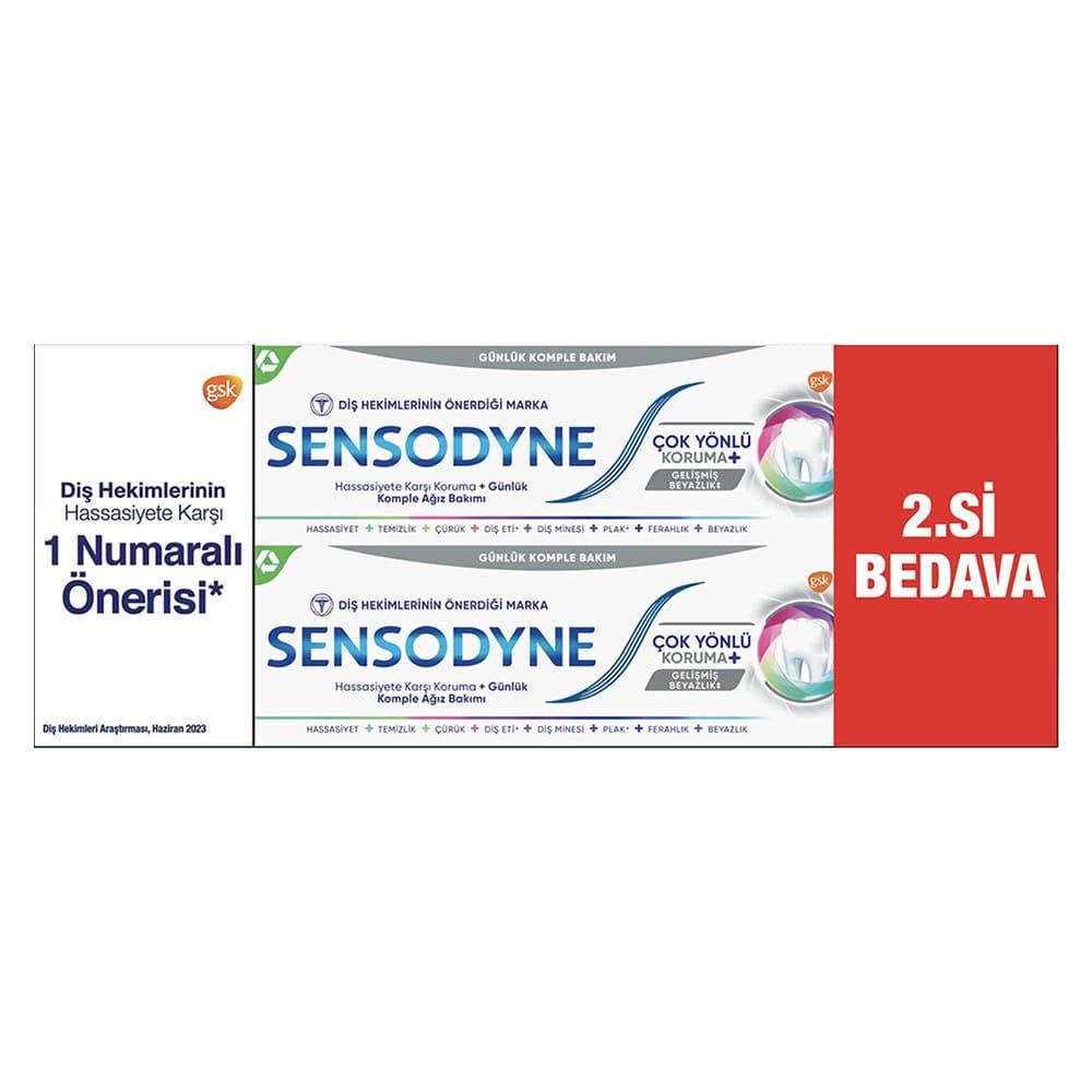 Sensodyne Çok Yönlü Koruma Diş Macunu 2*50 Ml