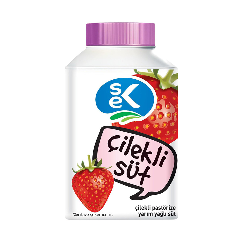 Sek Çilekli Günlük Süt 200 Ml 