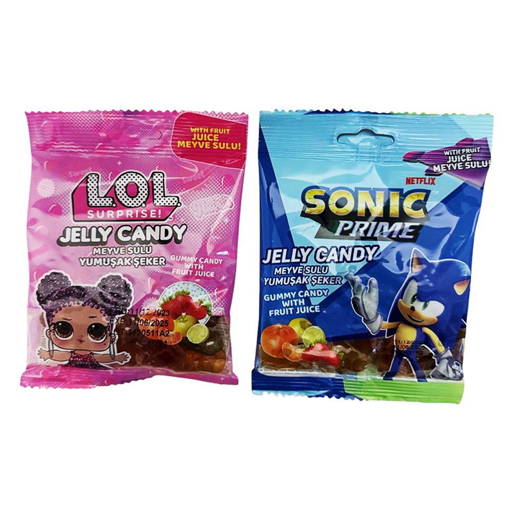 Thor Lol Sonic Jelly Candy Meyve Sulu Yumuşak Şeker 80 Gr**