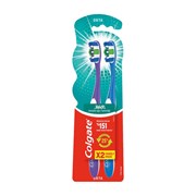 Colgate 360 Komple Ağız Temizliği Çok Yönlü Koruma Orta Diş Fırçası 1+1**