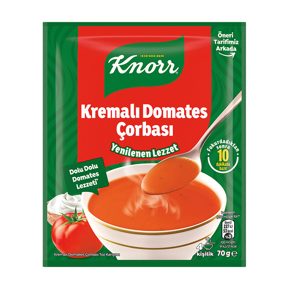 Knorr Kremalı Domates Çorbası 70 Gr