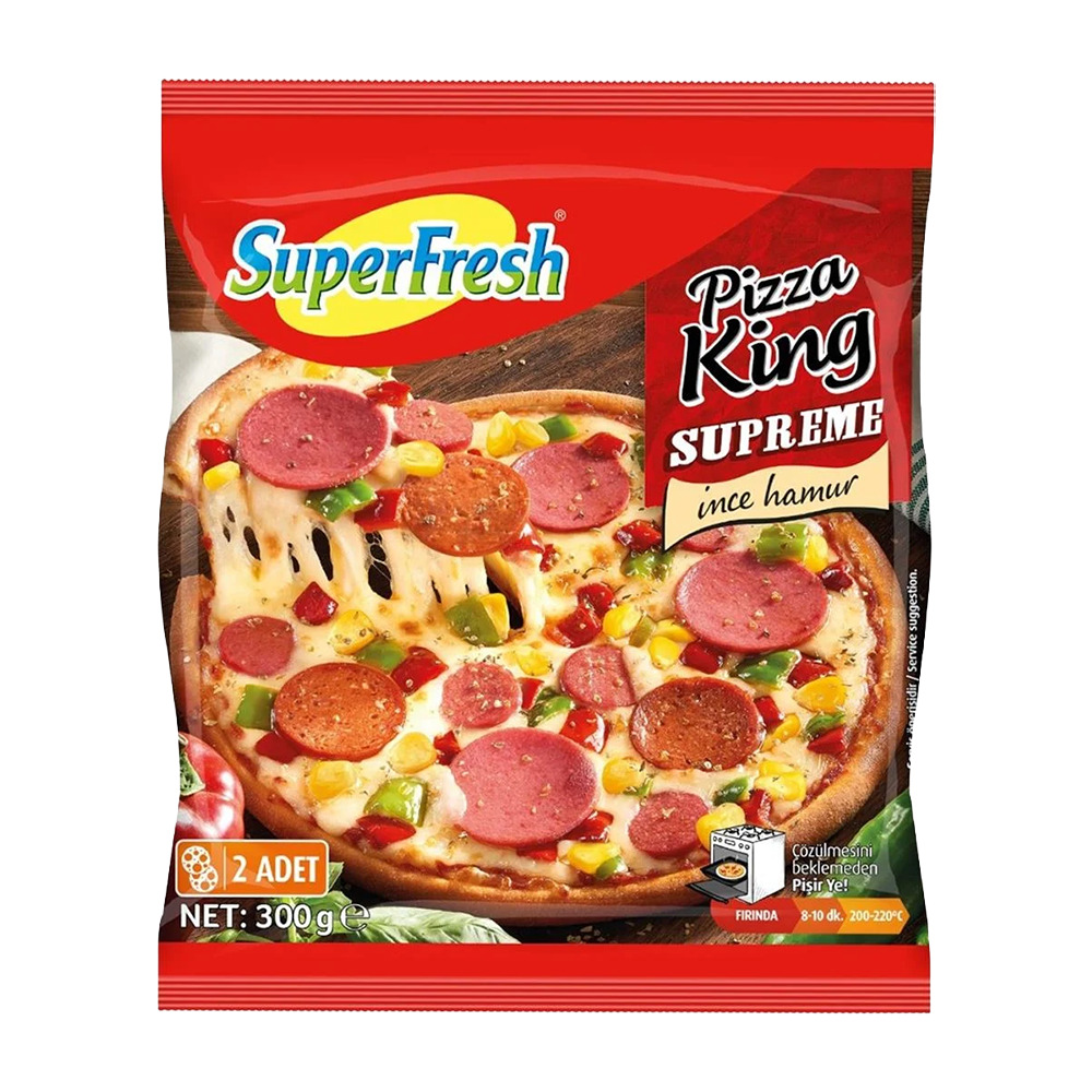 Superfresh Pİzza King 300 Gr İnce Hamur