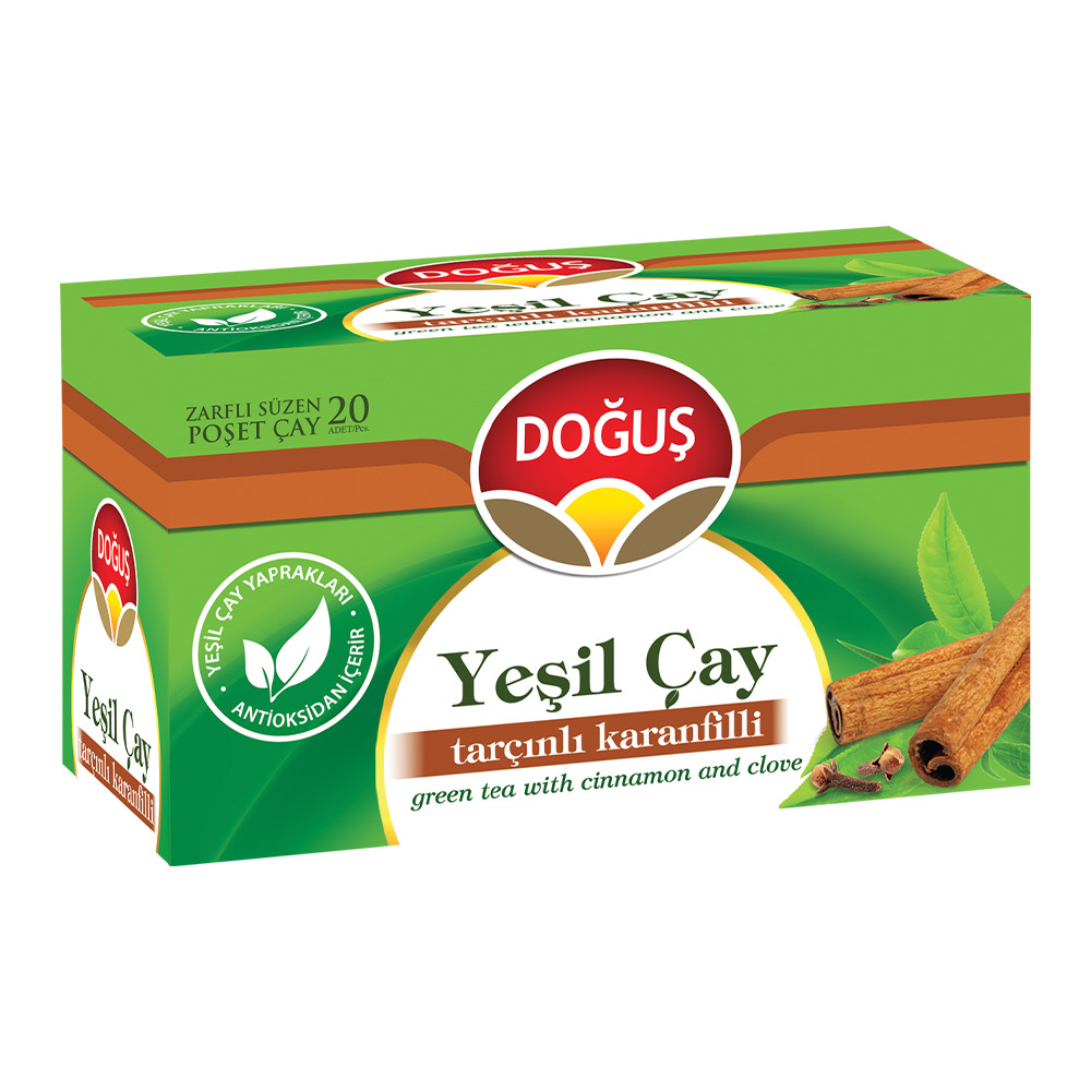 Doğuş Tarçınlı Karanfilli Yeşil Çay 20’li.