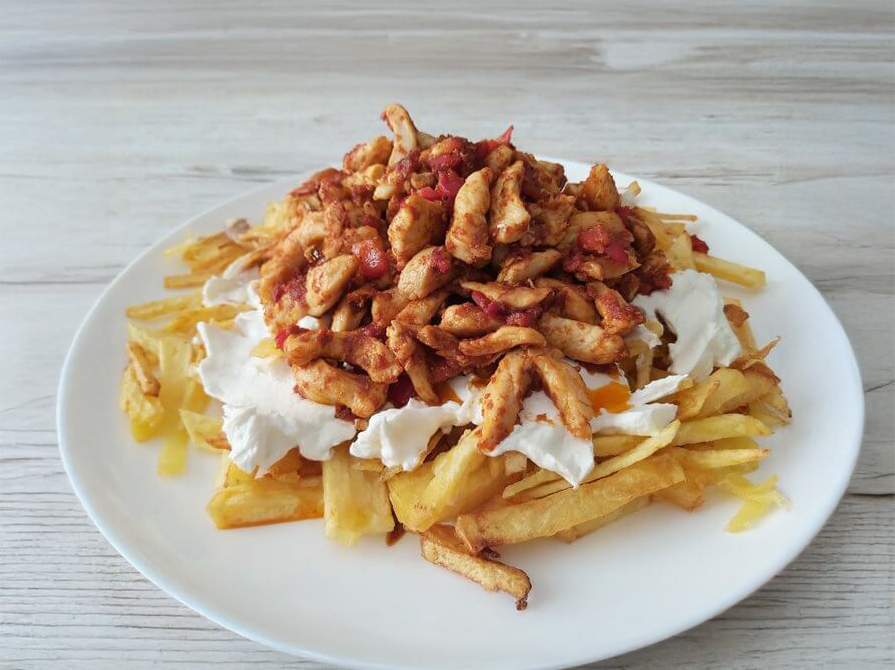 Tavuklu Çökertme Kebabı